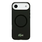 Клип-кейс (накладка) CG Mobile Lacoste Liquid Silicone Magsafe для Apple iPhone Air силикон, чёрный