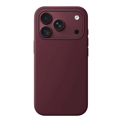 Клип-кейс (накладка) Silicone Case для Apple iPhone 18 Pro / 17 Pro силикон, вишнёвый