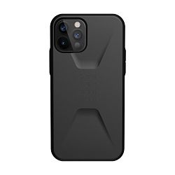 Клип-кейс (накладка) UAG Civilian для Apple iPhone 12 / 12 Pro поликарбонат, чёрный