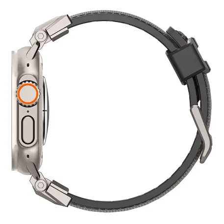 Ремешок Spigen DuraPro Armor для Apple Watch 44 / 45 / 46 / 49mm полиуретан серый - 3