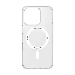 Клип-кейс (накладка) Native Union (Re) Clear Case для Apple iPhone 16 Pro полиуретан, поликарбонат, прозрачный