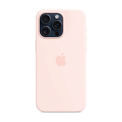 Клип-кейс (накладка) Apple Silicone Case MagSafe для Apple iPhone 15 Pro Max силикон, Light Pink