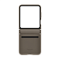 Клип-кейс (накладка) Samsung Eco-Leather Case для Samsung Galaxy Z Flip 5 экокожа, серо-коричневый - 6