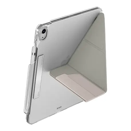 Чехол-книжка c отделением под стилус UNIQ Camden Click для Apple iPad 10.9" (2022) / Apple iPad 11 (2025) полиуретан, искусственная кожа, бежевый - 2