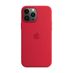 Клип-кейс (накладка) Silicone Case для Apple iPhone 13 Pro силикон, красный