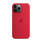 Клип-кейс (накладка) Silicone Case для Apple iPhone 13 Pro силикон, красный