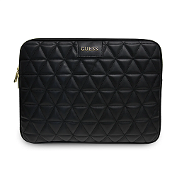 Папка CG Mobile Guess Quilted Bag для Apple MacBook 13" кожа, чёрный