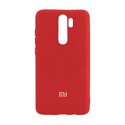 Клип-кейс (накладка) Silicone cover для Xiaomi Redmi Note 8 Pro силикон, красный