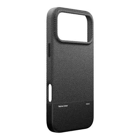 Клип-кейс (накладка) Native Union (Re) Classic Case для Apple iPhone 17 Pro Max полиуретан, поликарбонат, чёрный - 2