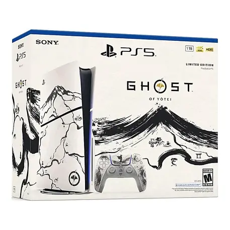 Игровая приставка Sony PlayStation 5 Slim (CFI-2015A) - Ghost of Yotei Black Limited Edition + Ghost of Yote - 3
