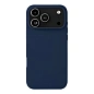 Клип-кейс (накладка) uBear Touch Mag Case для Apple iPhone 17 Pro поликарбонат, силикон, тёмно-синий