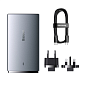 Сетевое зарядное устройство + кабель Type-C - Type-C Baseus GaN5 Pro Ultra-Slim C+U 65 Вт