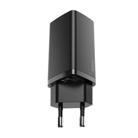 Сетевое зарядное устройство Baseus GaN Lite C+U 65 Вт чёрный - 2
