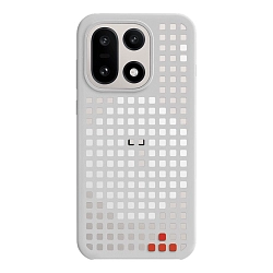 Клип-кейс (накладка) OnePlus Hole Pattern Magnetic Case для OnePlus 15 5G поликарбонат, серый