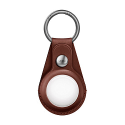 Чехол UNIQ Domus Leatherette для AirTag кожа, коричневый