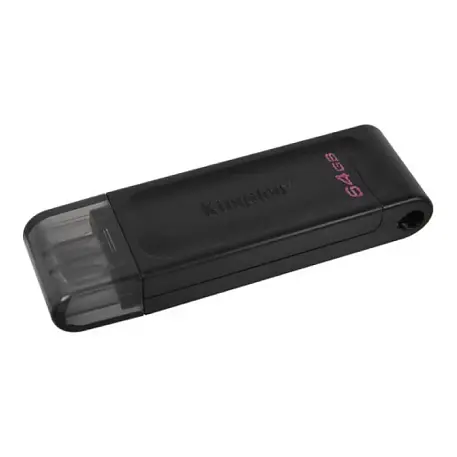 USB-флешка Kingston DataTraveler 70 64 ГБ (Уценка) чёрный (хорошее состояние, мелкие потертости, повреждена упаковка) - 2