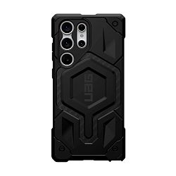 Клип-кейс (накладка) UAG Monarch Pro для Samsung Galaxy S23 Ultra полиуретан, поликарбонат, "чёрный карбон"