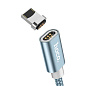 Дата-кабель Hoco U40A Magnetic Lightning 1 м, серый
