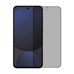 Защитное стекло 3D Privacy для Samsung Galaxy A36 / A56 / S24 FE, черная рамка