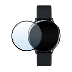 Защитное стекло 3D Premium для Samsung Galaxy Watch Active 2 44mm, черная рамка