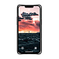 Клип-кейс (накладка) UAG Plyo для Apple iPhone 13 Pro Max поликарбонат, прозрачный с чёрной рамкой - 2