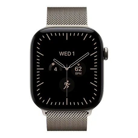 Умные часы Apple Watch Series 12 46mm GPS + Cellular Natural Titanium Case Natural Milanese Loop One Size - 2