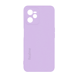 Клип-кейс (накладка) для Realme C35 силикон, лавандовый