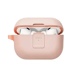 Кобура UNIQ Clyde для Apple AirPods Pro 2 полиуретан, поликарбонат, розовый