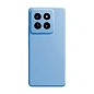 Клип-кейс (накладка) Silicone cover закрытый для Xiaomi 14T Pro силикон, голубой
