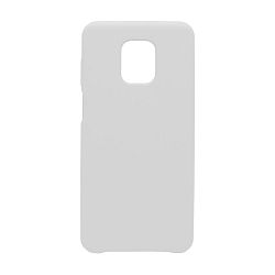 Клип-кейс (накладка) Silicone cover (без лого) для Xiaomi Redmi Note 9s / Note 9 Pro силикон, белый