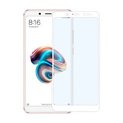 Защитное стекло 3D Classic для Xiaomi Redmi Note 5, белая рамка