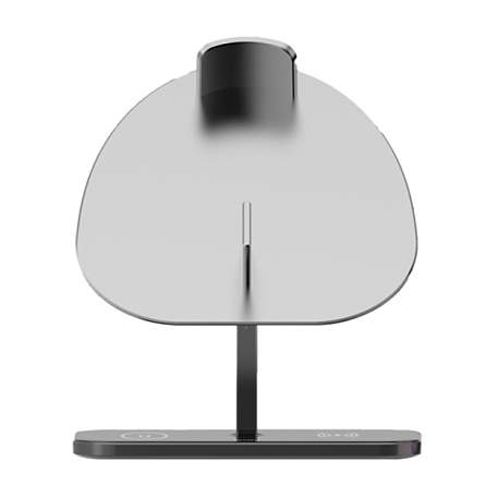 Беспроводное зарядное устройство WIWU Hubble Stand 3in1 M15 15 Вт серый - 3
