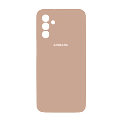 Клип-кейс (накладка) Silicone cover закрытый для Samsung Galaxy A05s силикон, пудровый