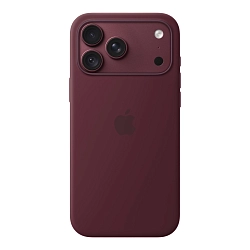 Клип-кейс (накладка) Apple Silicone Case MagSafe для Apple iPhone 18 Pro Max / 17 Pro Max силикон, Burgundy