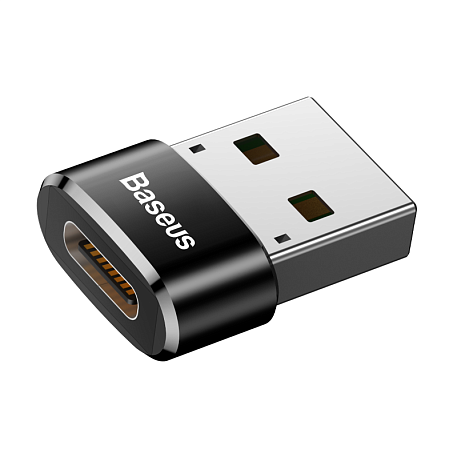 Адаптер-переходник Baseus Mini Type-C female to USB male adapter converter (USB to Type-C) чёрный - 3