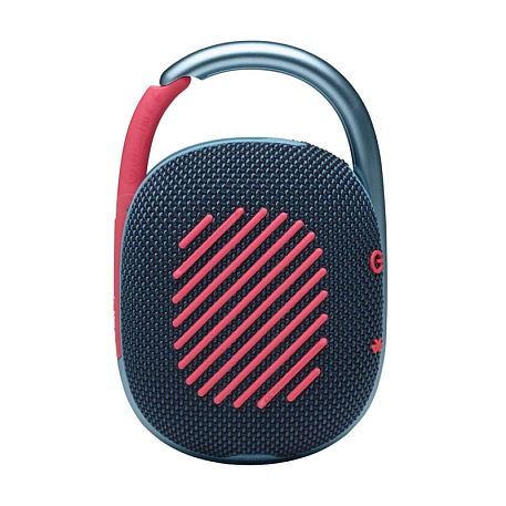 Портативная колонка JBL Clip 4 синий с розовым - 2