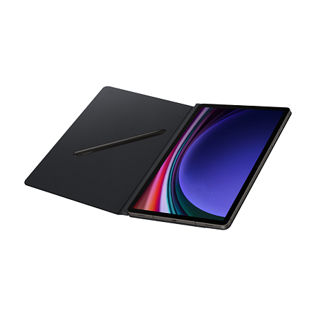 Чехол-книжка c отделением под стилус Samsung Smart Book Cover для Samsung Galaxy Tab S9 / S9 FE полиуретан, поликарбонат, чёрный - 2