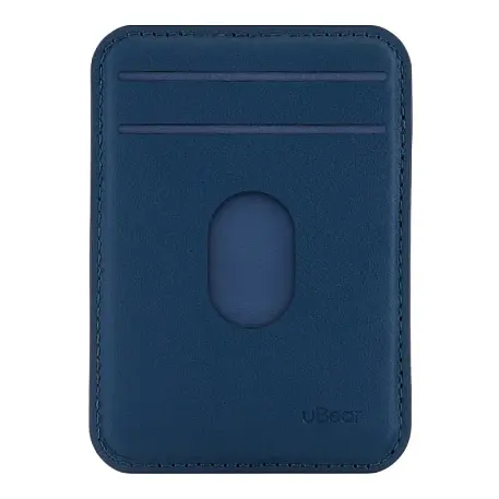Кардхолдер uBear Split для Apple iPhone экокожа, синий - 2