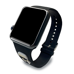 Ремешок CG Mobile Lagerfeld Karl Head для Apple Watch 44 / 45 / 46 / 49mm силикон чёрный