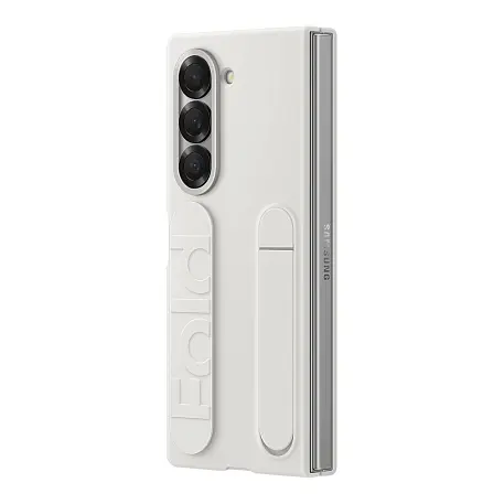 Клип-кейс (накладка) Samsung Silicone Case для Samsung Galaxy Z Fold 6 силикон, белый - 4