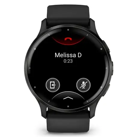 Умные часы Garmin Venu 3 чёрный (чёрный ремешок) - 3