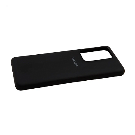 Клип-кейс (накладка) для Samsung Galaxy S20 Ultra силикон, чёрный - 3