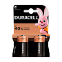 Батарейка Duracell Basic C LR14-2BL, 2шт  - 1