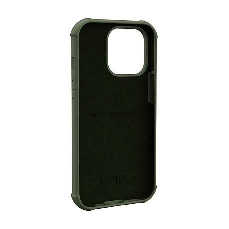 Клип-кейс (накладка) UAG Standard Issue для Apple iPhone 13 Pro силикон, оливковый - 4