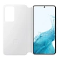 Чехол-книжка Samsung Smart Clear View Cover для Samsung Galaxy S22 полиуретан, поликарбонат, белый - 2