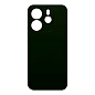 Клип-кейс (накладка) Silicone cover закрытый для Xiaomi Redmi Note 14 4G силикон, тёмно-зелёный