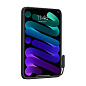 Клип-кейс (накладка) Pitaka MagEZ Case Pro для Apple iPad Mini 8.3" (2021 / 2024) кевлар (арамид), чёрно-серый (полоска) - 3