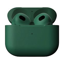 Беспроводные наушники Apple AirPods 3 тёмно-зелёный матовый (полная покраска) (MPNY3)