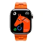 Умные часы Apple Watch Hermes Series 11 42mm GPS + Cellular Silver Titanium Case Orange Single Tour Deployment Buckle Kilim Strap (with Orange Hermès Sport band) - 2