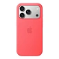 Клип-кейс (накладка) Apple Silicone Case MagSafe для Apple iPhone 17 Pro Max силикон, Bright Guava